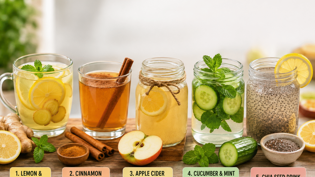 5 best overnight weight loss drinks made with natural ingredients