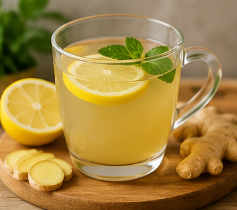 Lemon and ginger overnight weight loss drink recipe