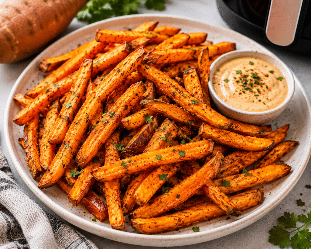 healthy air fryer sweet potato fries