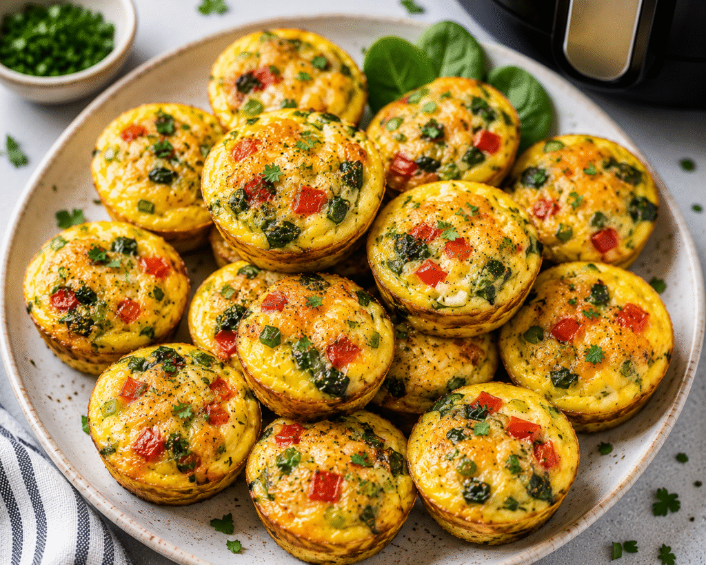 healthy air fryer egg muffins